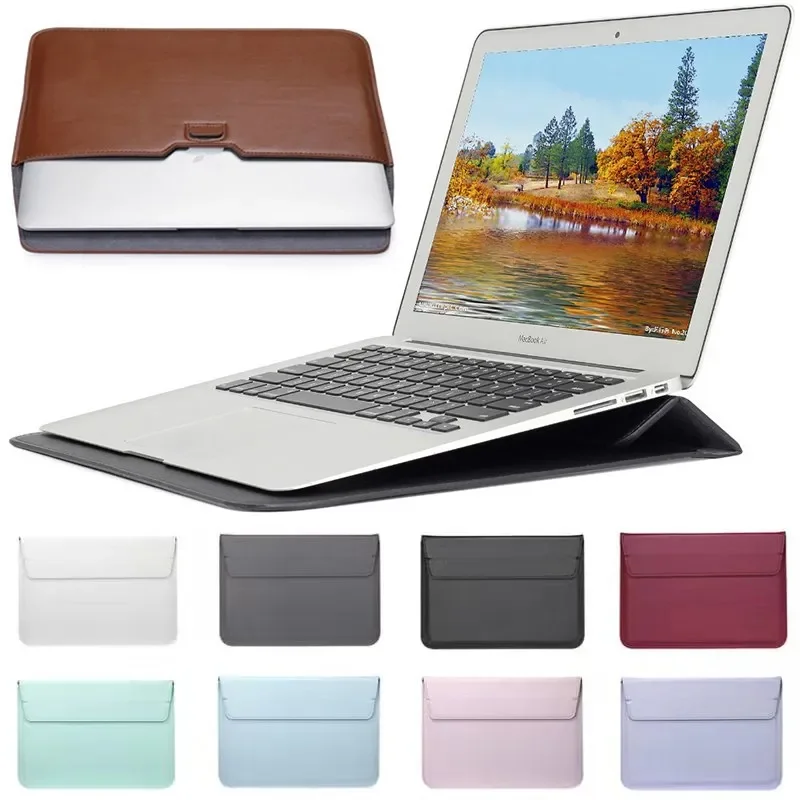 Apple Accessories Laptop - PU 가죽 스탠드 노트북 노트북 커버