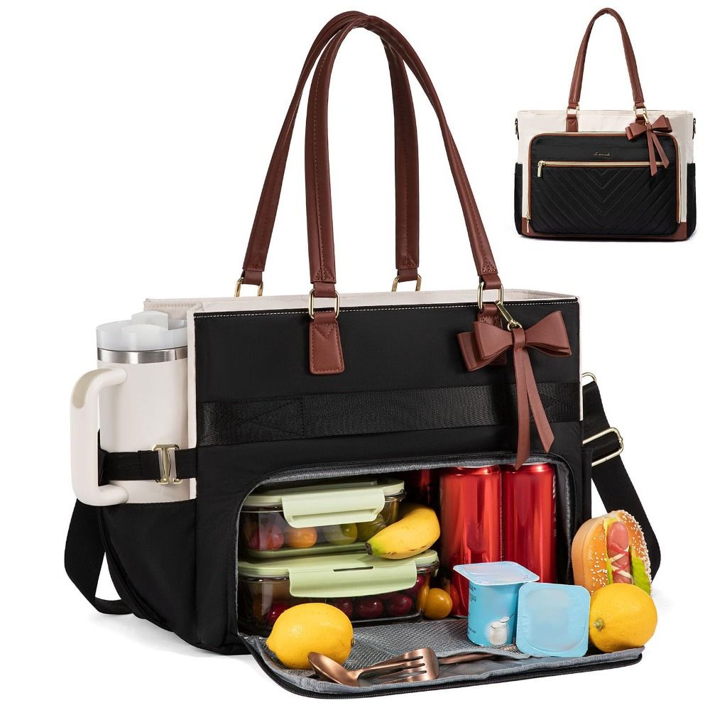 대용량 보온 도시락 가방 3 in 1 디자인 컵홀더 노 - Laptop Accessories Organizer Bag 리뷰 및 가격