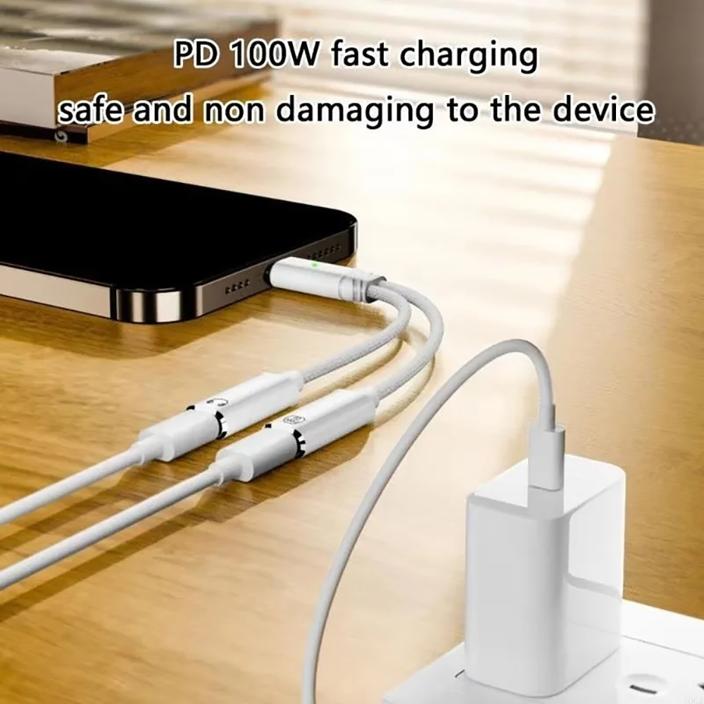 USB C 분배기 2 in 1 헤드폰 잭 오디오 변환기 - Laptop Accessories Usb 리뷰 및 가격
