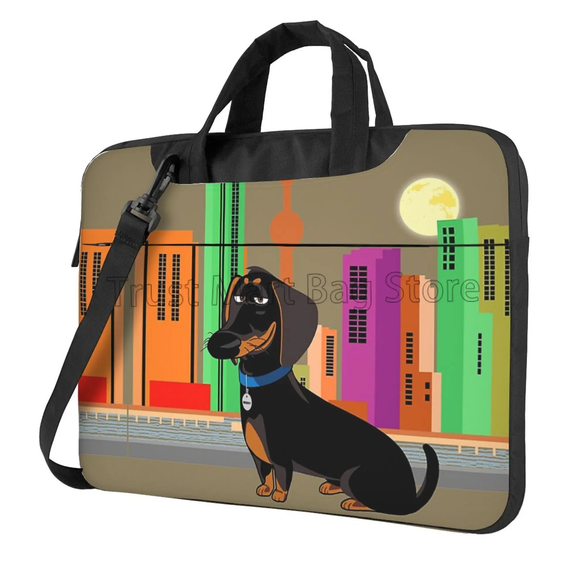 귀여운 닥스훈트 프린트 노트북 운반 가방 케이스 노트북 - Laptop Accessories Organizer Bag 리뷰 및 가격