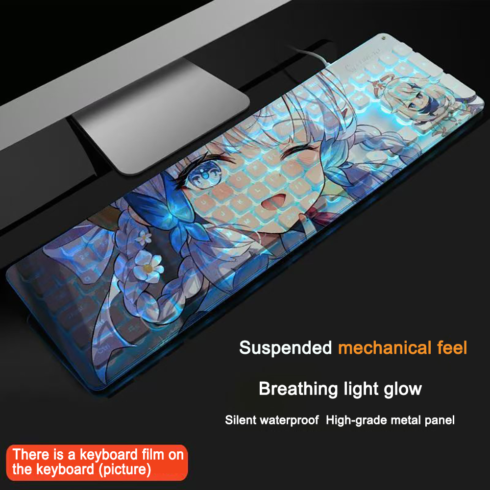 게임용 키보드 104키 Genshin Impact Ka - Laptop Accessories Usb 리뷰 및 가격