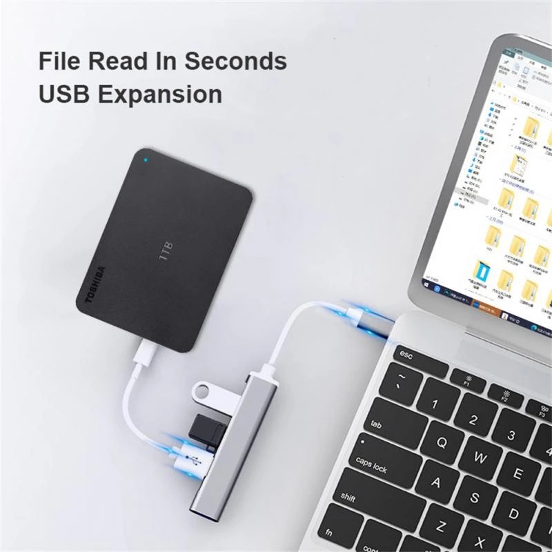 4-in-1 타입-C 확장 허브 4포트 USB C 허브 - Laptop Accessories And Gadgets 리뷰 및 가격