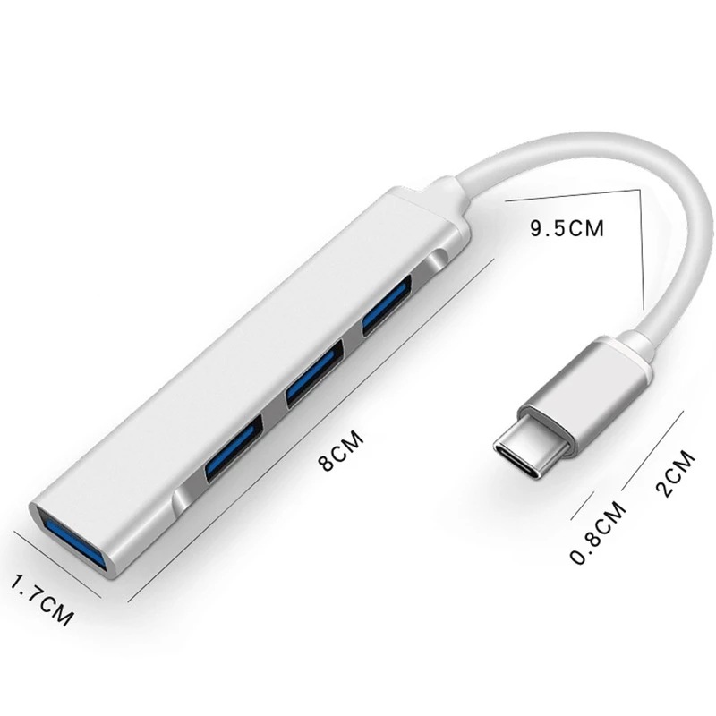 4-in-1 타입-C 확장 허브 4포트 USB C 허브 - Laptop Accessories And Gadgets 리뷰 및 가격