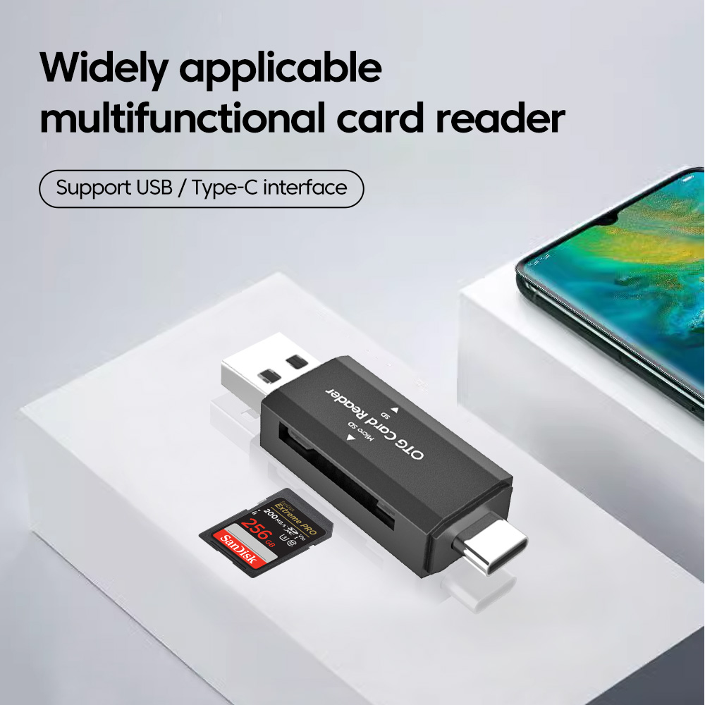 2 in 1 Type C SD TF 카드 리더기 USB - Laptop Accessories And Gadgets 리뷰 및 가격