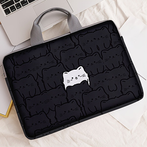 라인 캣 프린트 노트북 핸드백 충격 방지 휴대용 컴퓨터 - Laptop Accessories Organizer Bag 리뷰 및 가격